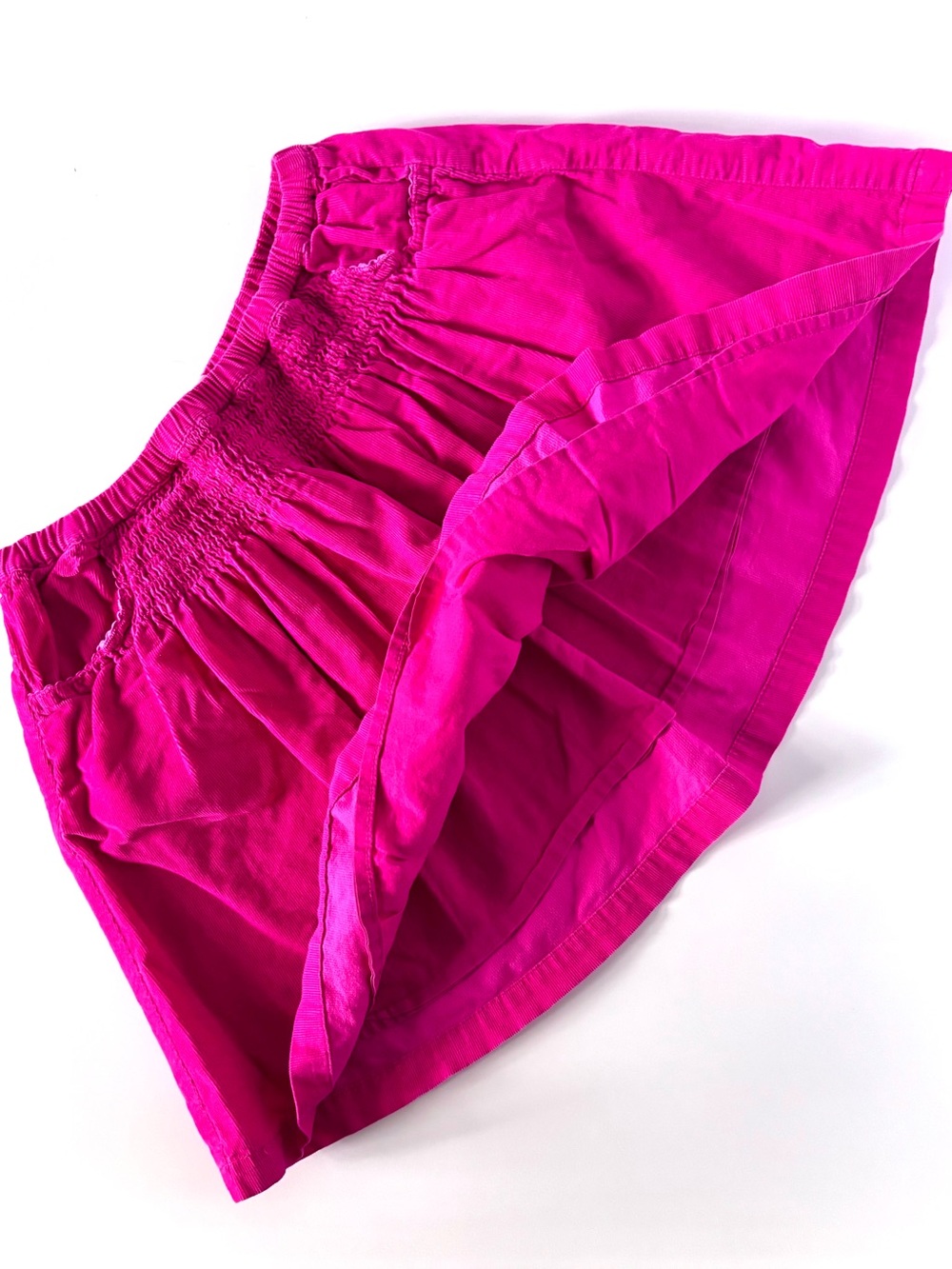 Mini Boden Bright Pink Lined Corduroy Skirt | 4–5Y | Like New - Picture 2 of 7